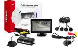 AMiO Parkolóasszisztens - 4 érzékelő - 4, 3" Kamera - pepita - 33 690 Ft