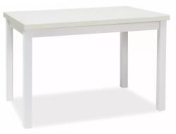 SIGNAL MEBLE Adam 120 Fehér Matt Étkezőasztal Laminált MDF (SIG-ADAMBM120) - pepita