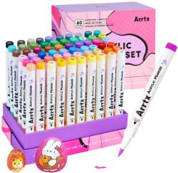 Art Marker, 60 színválaszték, nem mérgező és vízálló, 60B szín