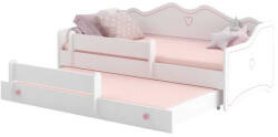 Kobi Emma II franciaágy 160x80 rózsaszín
