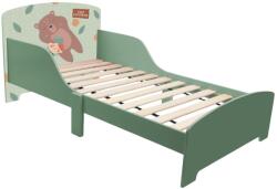 Ginger Home gyerekágy, esés elleni védelem, fa, matrac keret 70x130 cm, FOREST (TF6805)