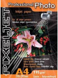  PixelJet Prémium A4 Selyemfényű Fotópapír - 195g, 200 ív