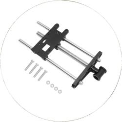  Famegmunkáló satu, öntöttvas szerkezet, befogási kapacitás, könnyű kialakítás, egyszerű telepítés