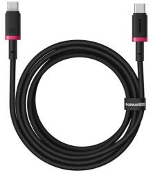 Baseus Cablu alimentare si date Baseus Dura, USB Type-C la USB Type-C, 100 W, 2m (Rosu/Negru)