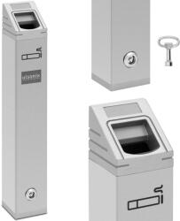  Hamutartó, külső falra szerelhető, zárt, 2 l - ezüst