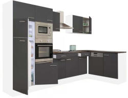 Leziter Yorki 340 sarok konyhabútor felülfagyasztós hűtős kivitelben - pepita - 401 200 Ft