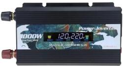  Tiszta szinuszhullám -inverter, 5000W teljesítménykonverzió, biztonsági riasztások, USB kimenet, AC 220V-A