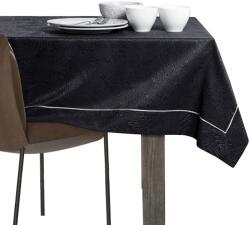 AmeliaHome Asztalterítő Gaia fekete dombornyomott 140x160 AmeliaHome