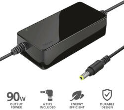 Trust Primo 19V-90W hálózati fekete notebooktöltő