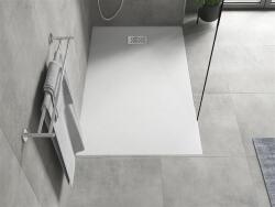 Mexen Hugo SMC zuhanytálca 150 x 80 cm, fehér , takaró inox - 42108015-X Kompozit zuhanytálca Kompozit zuhanytálca (5905315224194)