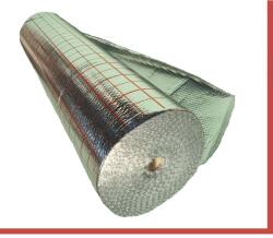 Hőtükör Padlófűtés alátétfólia Légpárnás REWAXX AB REFLEX RED (50 m2/tekercs)