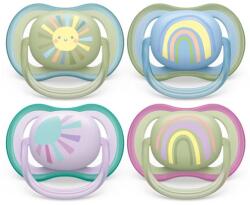 Philips Set 2 suzete Philips-AVENT SCF085/30 Ultra Air, ortodontice, 0-6 luni (SCF085/30)