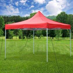 Sumker Kerti Pavilon - Összecsukható - 3x4, 5m - Piros