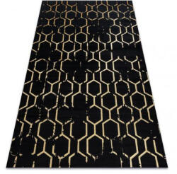  GLOSS Art Deco Szőnyeg - Fekete-Arany - 120x170 cm