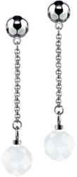 Morellato Black and White Fülbevaló - Nemesacél - Fehér