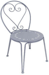  Francia stílusú, kovácsoltvas kerti szék, 90 cm (MF071)