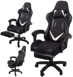  Állítható, kényelmes számítógépes gamer szék, 63x63x118/216 cm, fekete (5907451323618)