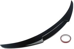  Hátsó csomagtartó spoiler, fényes fekete kivitel, kiváló minőségű ABS anyag, Fényes fekete