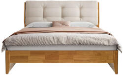 TEMPO KONDELA Franciaágy, 160x200, masszív fa, természetes, FLORENCIA - pepita