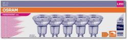 OSRAM LED fényforrás GU10 4.5W Par 16 5 db (4058075608276) (o4058075608276) (o4058075608276)