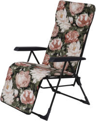 Patio Torino Plus összecsukható kerti szék lábtartóval bazsarózsa (5907078475073)