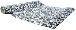  Heritage Fekete-Fehér Virágmintás Öntapadós Tapéta - 90cm x 15m