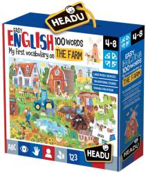 Headu Образователен пъзел Headu - Ферма, Първите 100 английски думи (HIT20997)