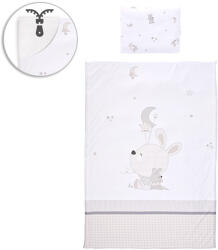 Lorelli Бебешки сет Lorelli - Cosy, 5 части, Little Rabbits, Сив (10420066601)