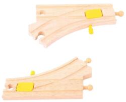 Bigjigs Toys Comutator Bigjigs Rail 2 buc (DDBJT219) Trenulet
