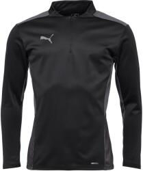 PUMA TEAMCUP 1/4 ZIP TOP Negru, Gri închis S (65672803)