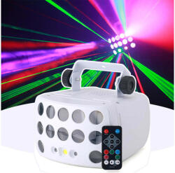 Thunder Germany DB-460 Derby 3 az 1-ben fényeffekt +Stroboszkóp, +Lézer, (48W) +DMX - mkaudio