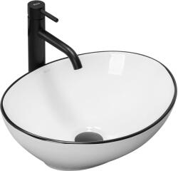 Rea Sofia mosdótál 41x34.5 cm ovális mosdótálak REA-U3217 (REAU3217)