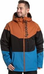 Meatfly Hoax Premium SNB & Ski Jacket Brown/Black/Blue L Síkabát (MF-22000315-L)