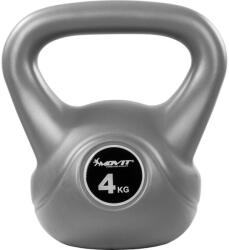 MOVIT Kettlebell 4 kg szürke/fekete (20040620) - kokiskashop