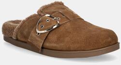 Blauer papuci din piele întoarsă GLADE 9BYA-KLD03A_82X