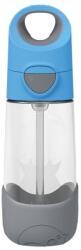 b. box B. Box, bidon de tritan cu pai, Blue Slate, 450 ml Set pentru masa bebelusi