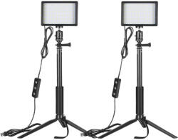  Neewer ZC-10S LED videólámpa készlet állvánnyal