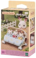 EPOCH Sylvanian Families, Carucior pentru tripleti, 5533 Figurina