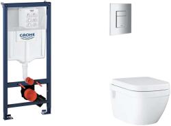 GROHE Rapid SL - Készlet fali beépítéshez, WC, SoftClose ülőkével és Skate Cosmopolitan gombbal, króm SANI11BB2119 (SANI11BB2119)