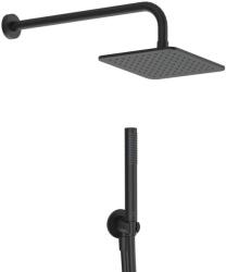 Ideal Standard Idealrain - Zuhanyszett csaptelep nélkül, 20x20 cm, matt fekete BD781XG (BD781XG)