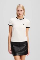 Karl Lagerfeld tricou pentru femei din bumbac IKON 99KK-TSD12M_01X (A3W17078)
