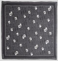 Karl Lagerfeld eșarfă IKON 99KK-SAD06Y_99X (A3W33065)