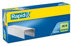 Rapid Tűzőkapocs, 26/6, horganyzott, Standard