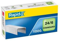 Rapid Tűzőkapocs, 24/6, horganyzott, Standard (24855600)