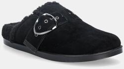 Blauer papuci din piele întoarsă GLADE 9BYA-KLD03A_99X