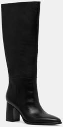 Guess ghete de piele PERINNA 9BYA-OBD2NK_99X (FLFPER.LEA11.BLACK)