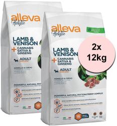 Alleva HOLISTIC dog lamb & venison adult mini 2 x 12 kg