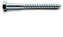 VISIMPEX Hatlapfejű állványcsavar DIN 571, horganyzott 12 x 300 mm (001-001-021-086)