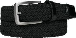 Alberto Basic Braided Mens Black 110 cm 110 Szalag (1008330-999-110)
