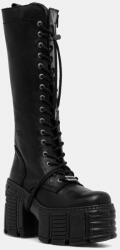 New Rock cizme de piele CRUST NEGRO, TOWER MAX 9BYA-OBD29L_99X (M.TM002.C2)